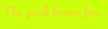 Image with Font Color EBE025 and Background Color CCFF0B